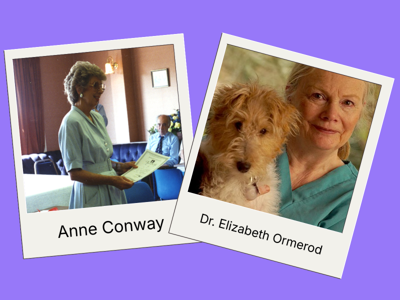 Anne Conway and Dr Elizabeth Ormerod, founders of Canine Partners