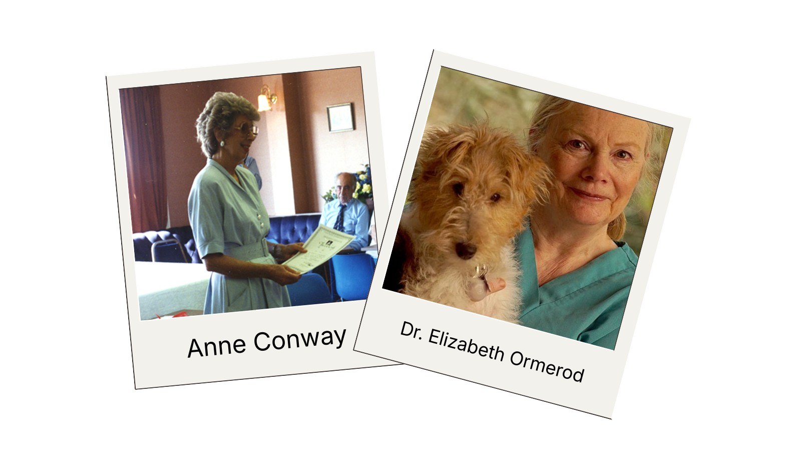Anne Conway and Dr Elizabeth Ormerod, founders of Canine Partners