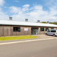 Exterior of the National Training Centre kennel block