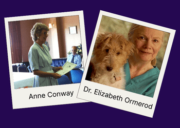 Anne Conway and Dr Elizabeth Ormerod, founders of Canine Partners