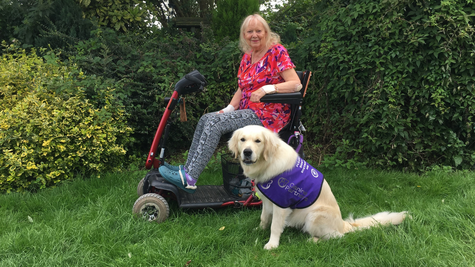 Canine Partner Carmen with Wendy