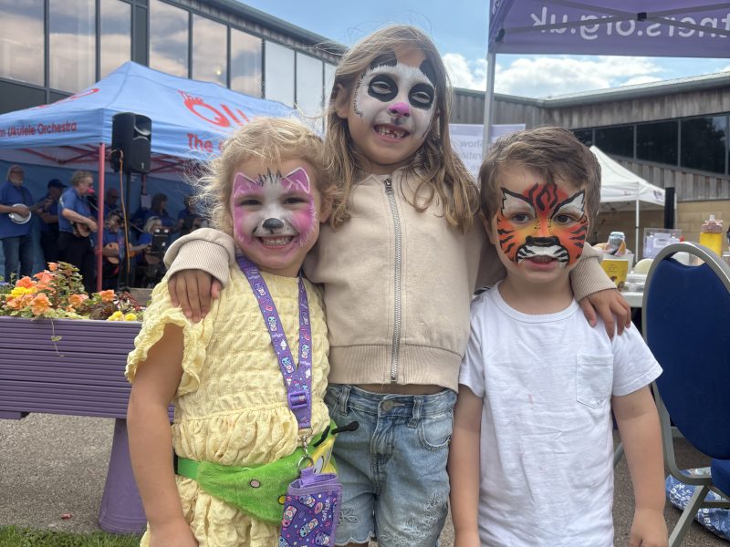 Children enjoying the Family Fun Day