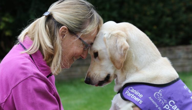 Partnership Kate and her assistance dog May head to head