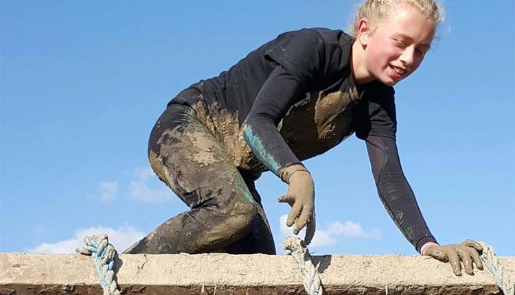 Hayley on Tough Mudder challenge for Canine Partners