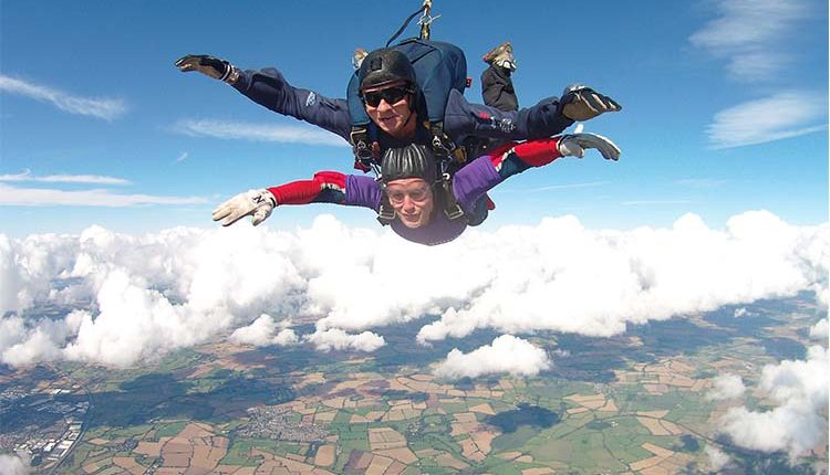 John Evans skydiving to raise money for Canine Partners