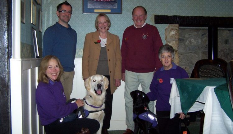 Royal British Legion supported with two Canine Partners assistance dogs