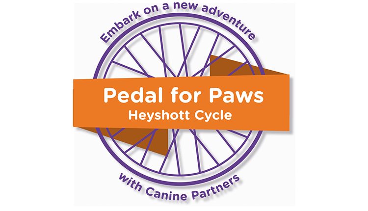 Canine Partners Pedal for Paws Heyshott West Sussex cycling event