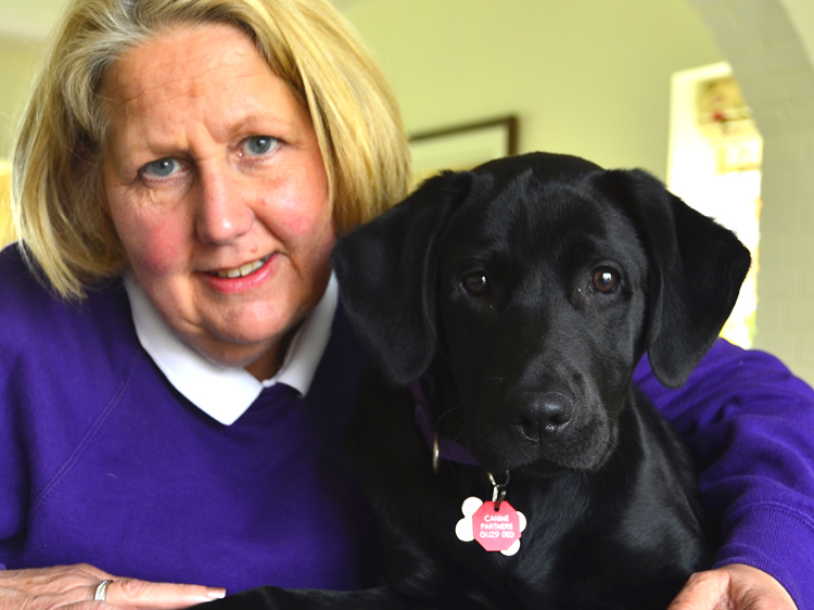 Puppy walker Claire Cooper from Denstone, Staffordshire