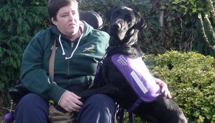 Jackie and canine partner assistance dog Kingston