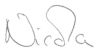 Nicola's signature