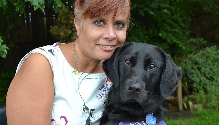 Vanessa and canine partner Valencia