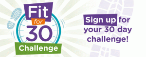 Fit for 30 campaign tile