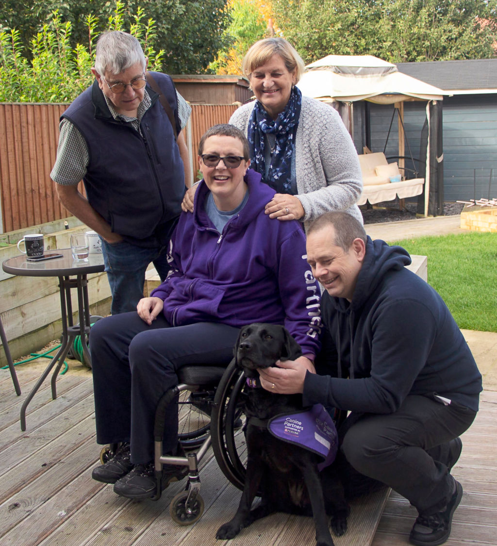 Nikki and family with CP Liggy