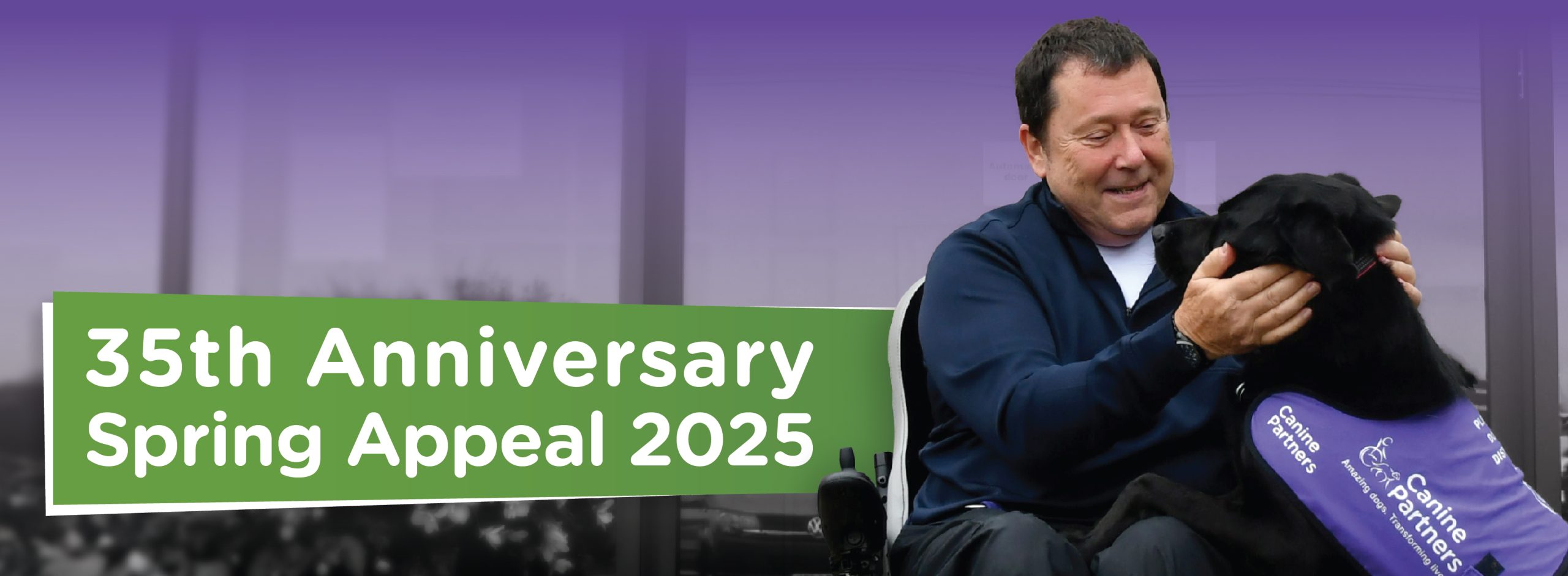 Spring Appeal 2025 - website header - Canine Partners