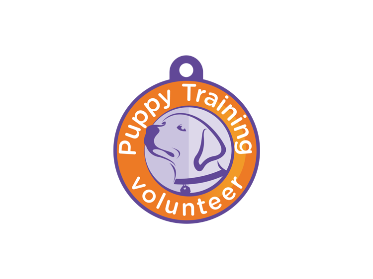 Puppy training volunteer badge